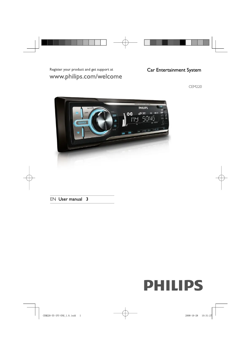 First page image of the manual for CEM220