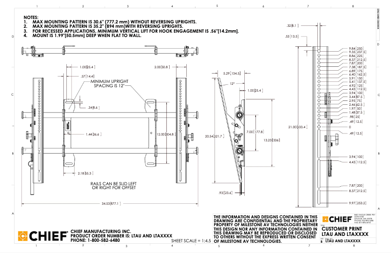 Page 1 of the manual User Manual Chief LTA5364