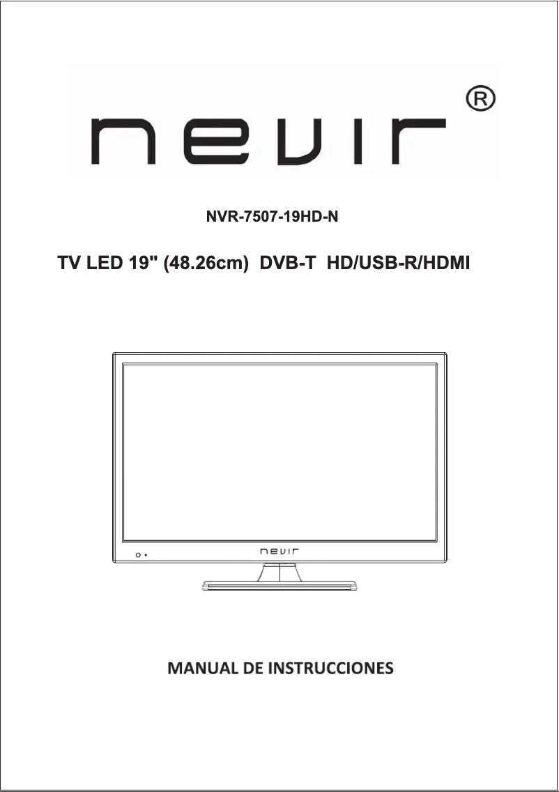 First page image of the manual for NVR-7507-19HD-N