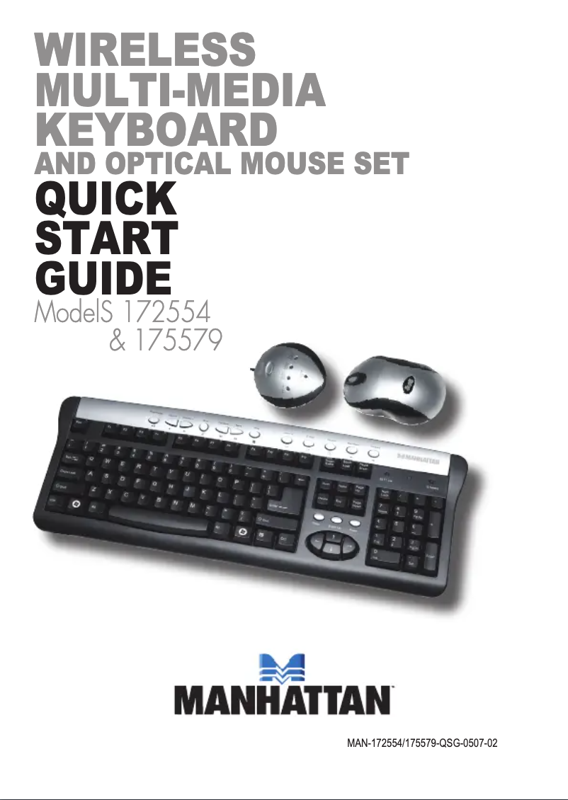 Page 1 of the manual User Manual Manhattan 172554