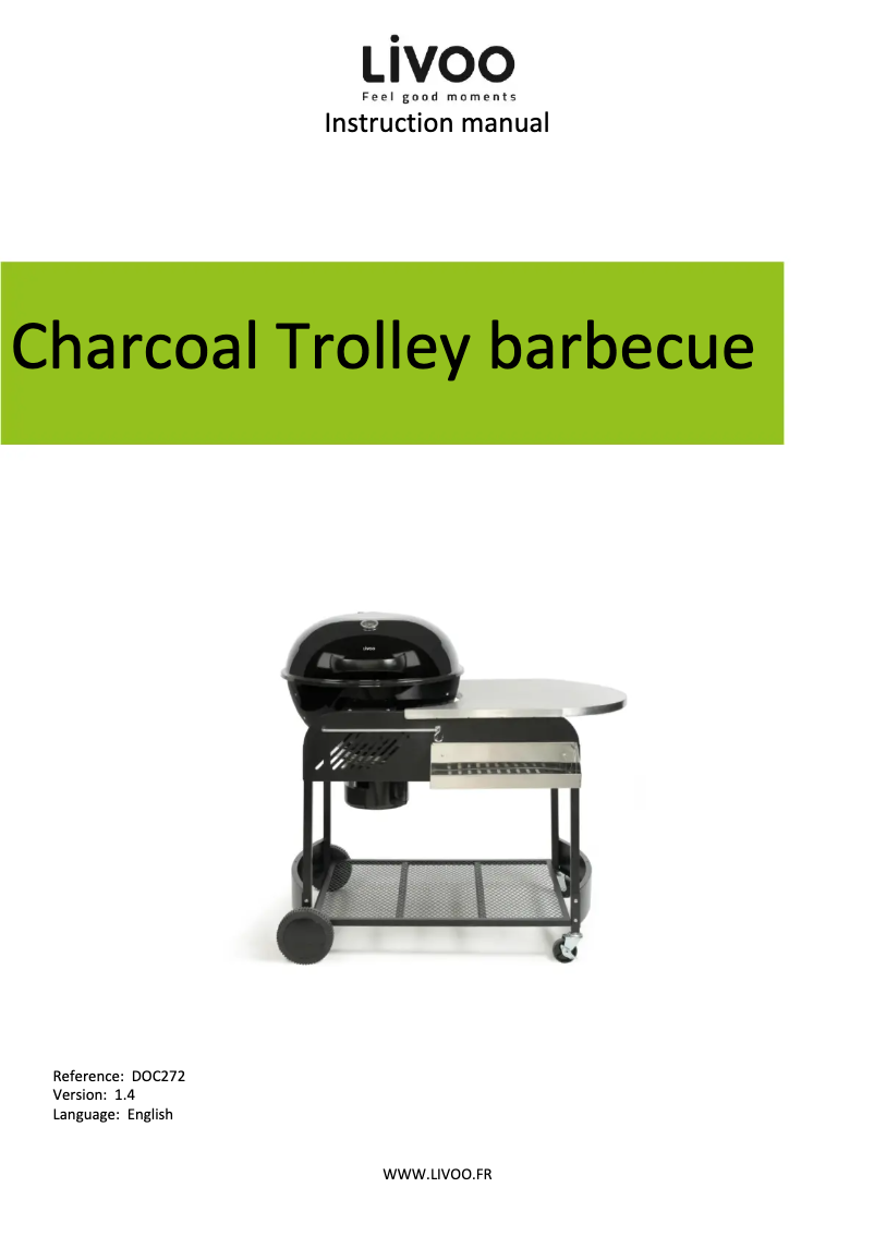 First page image of the manual for DOC272