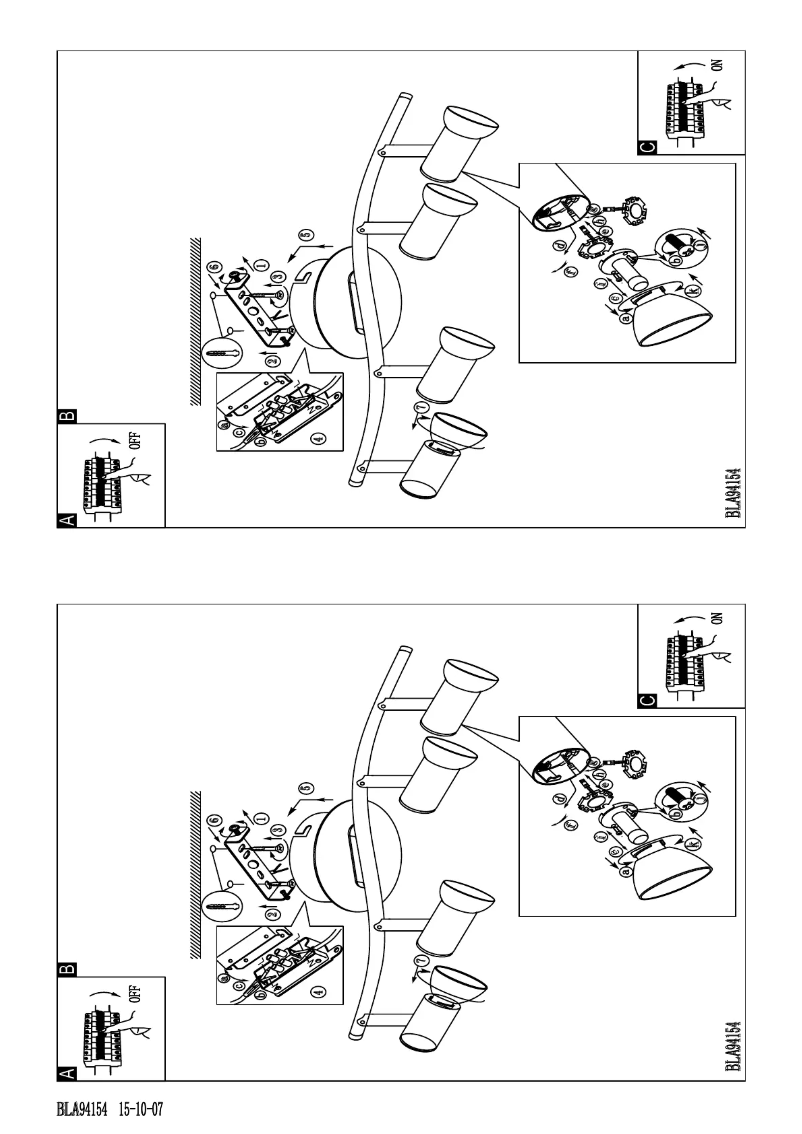 Page 1 of the manual User Manual Eglo Dakar 5