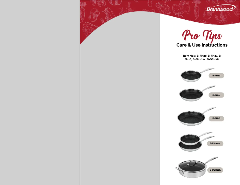 Page 1 of the manual User Manual Brentwood B-FH20