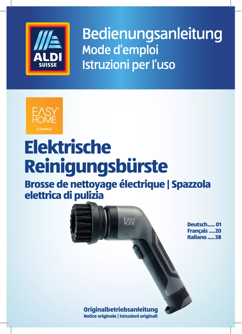 First page image of the manual for GT-SF-RBB-01