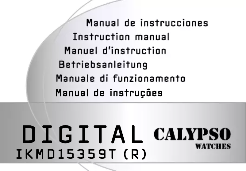 Page 1 of the manual User Manual Calypso K5740
