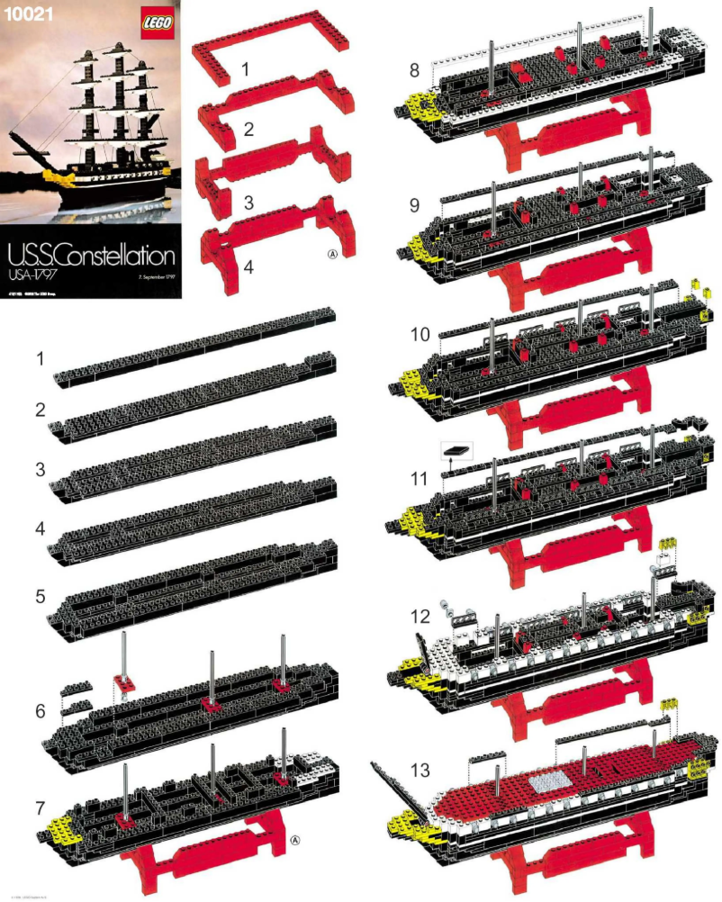 Page 1 of the manual User Manual Lego USS Constellation (398)