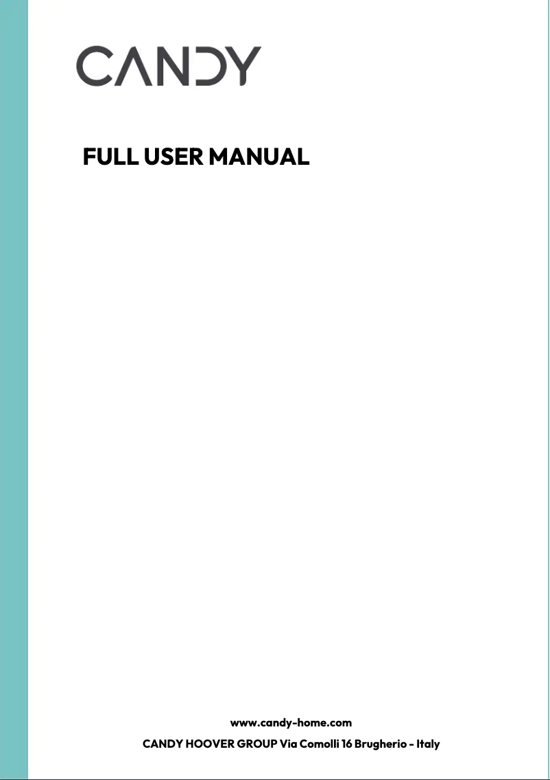First page image of the manual for CA6 NP3T3HTX