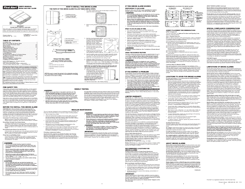 First page image of the manual for P900