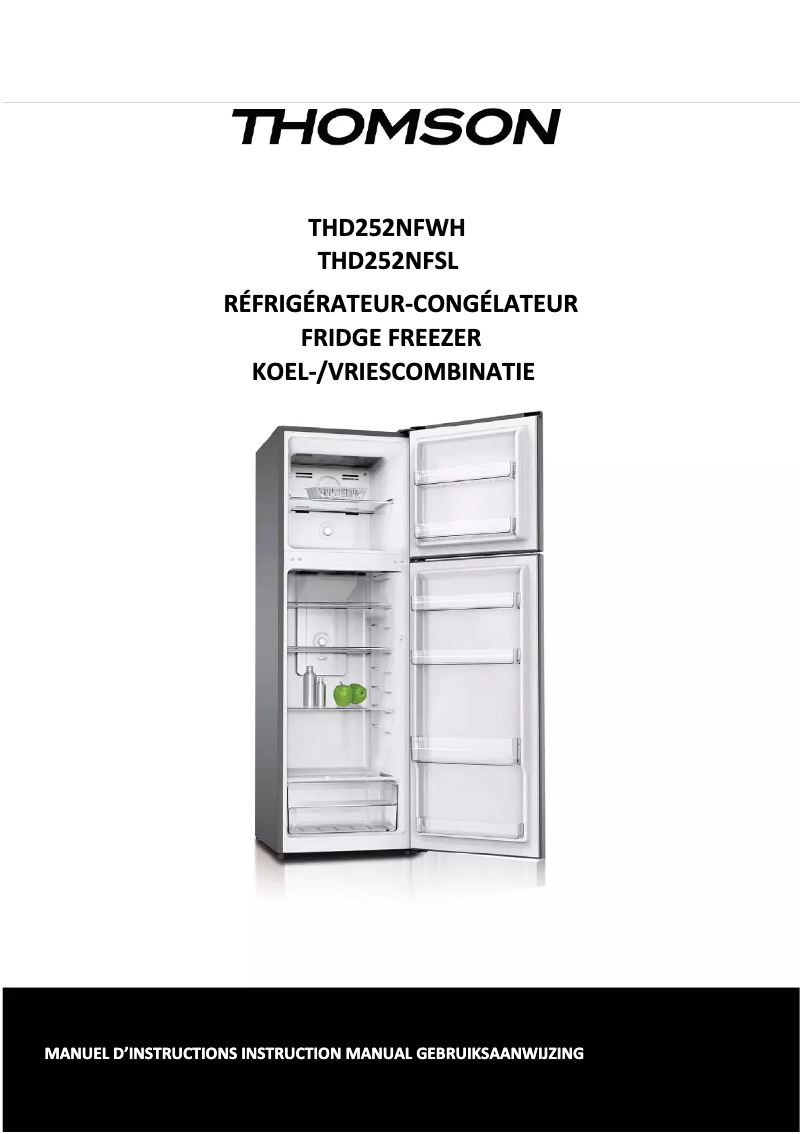 Page 1 de la notice Manuel utilisateur Thomson THD 252 NFWH
