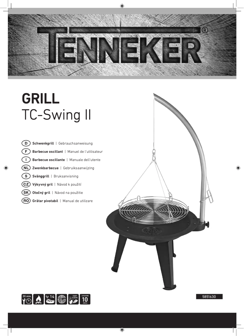 First page image of the manual for TC-Swing II