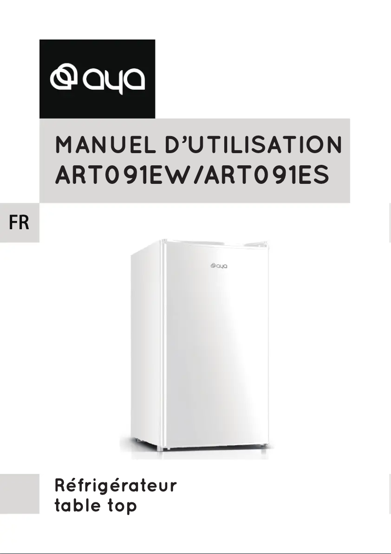 First page image of the manual for ART091EW