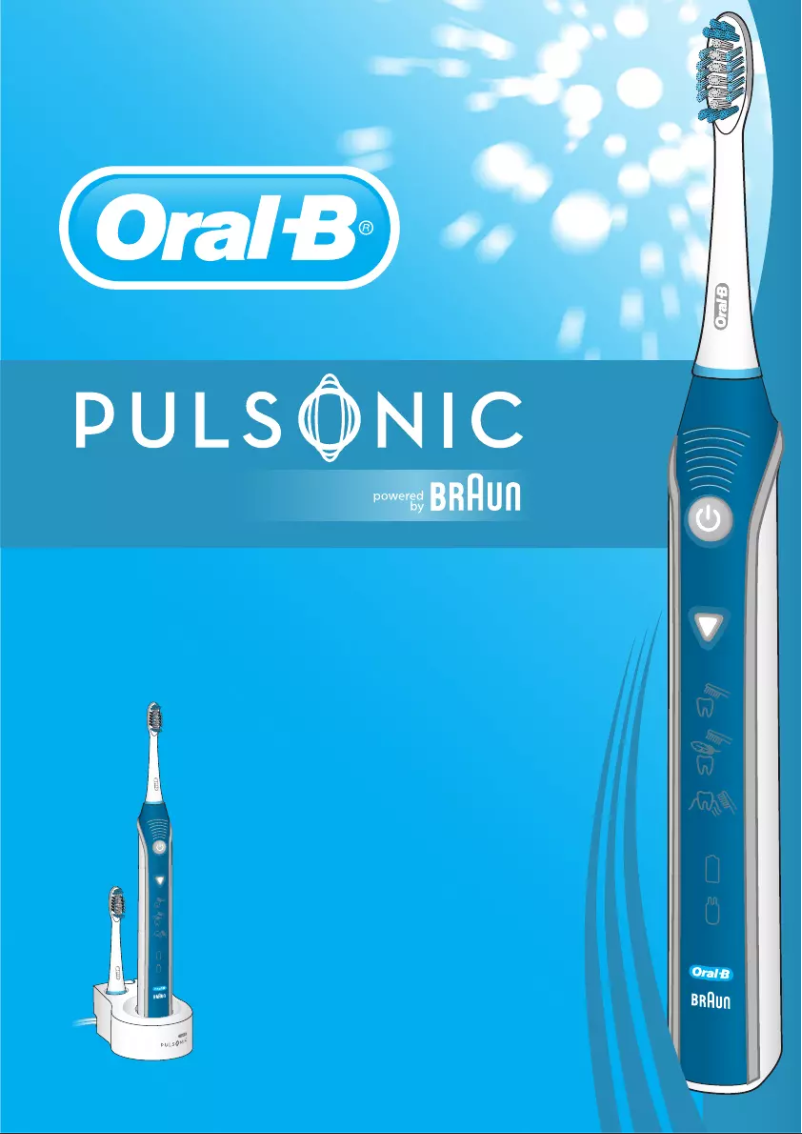 Page 1 of the manual User Manual Oral-B Pulsonic
