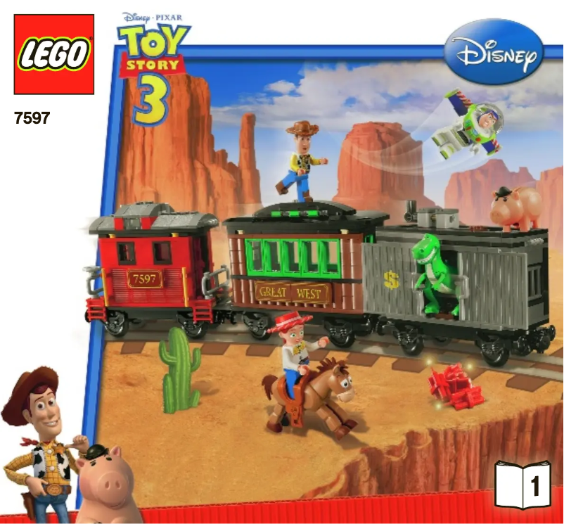 Page 1 of the manual User Manual Lego Western Train Chase