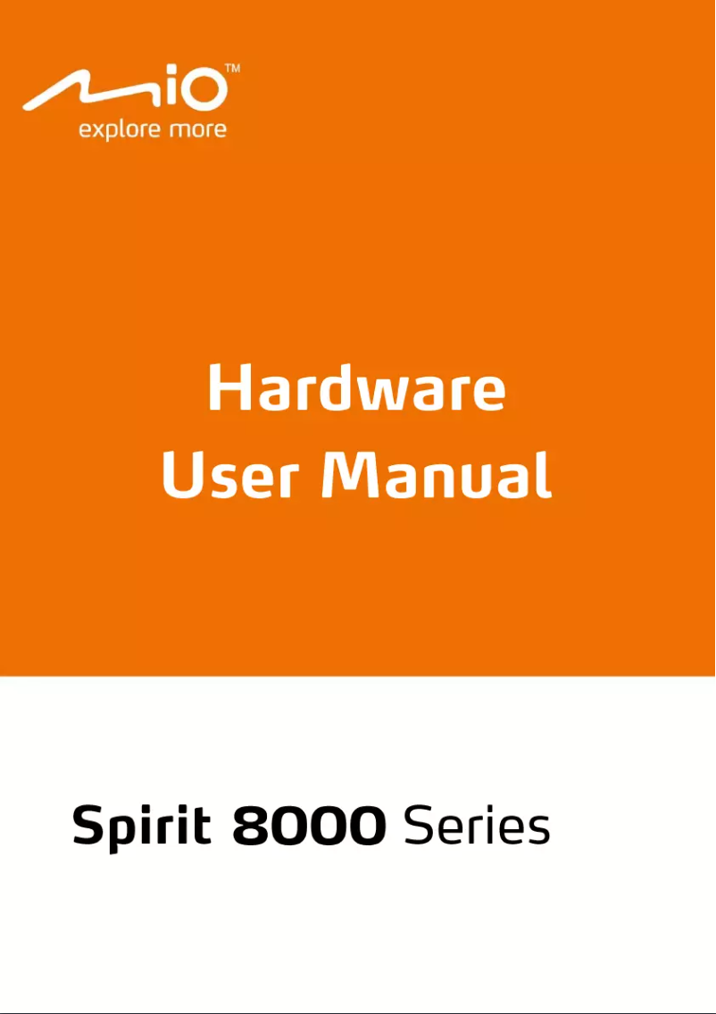 First page image of the manual for Spirit 8500 LM