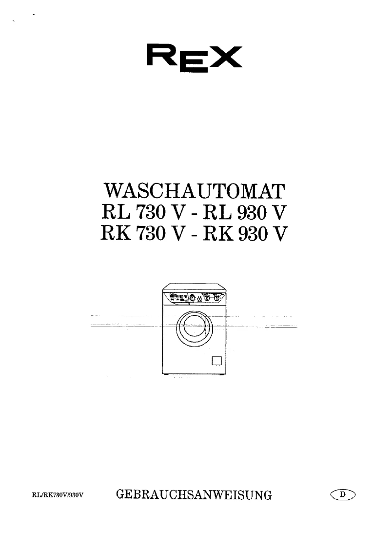 First page image of the manual for RK930V