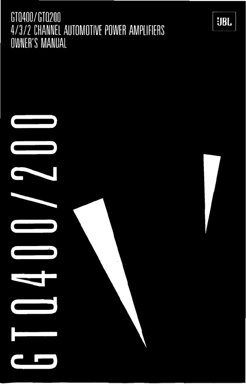 First page image of the manual for GTQ200