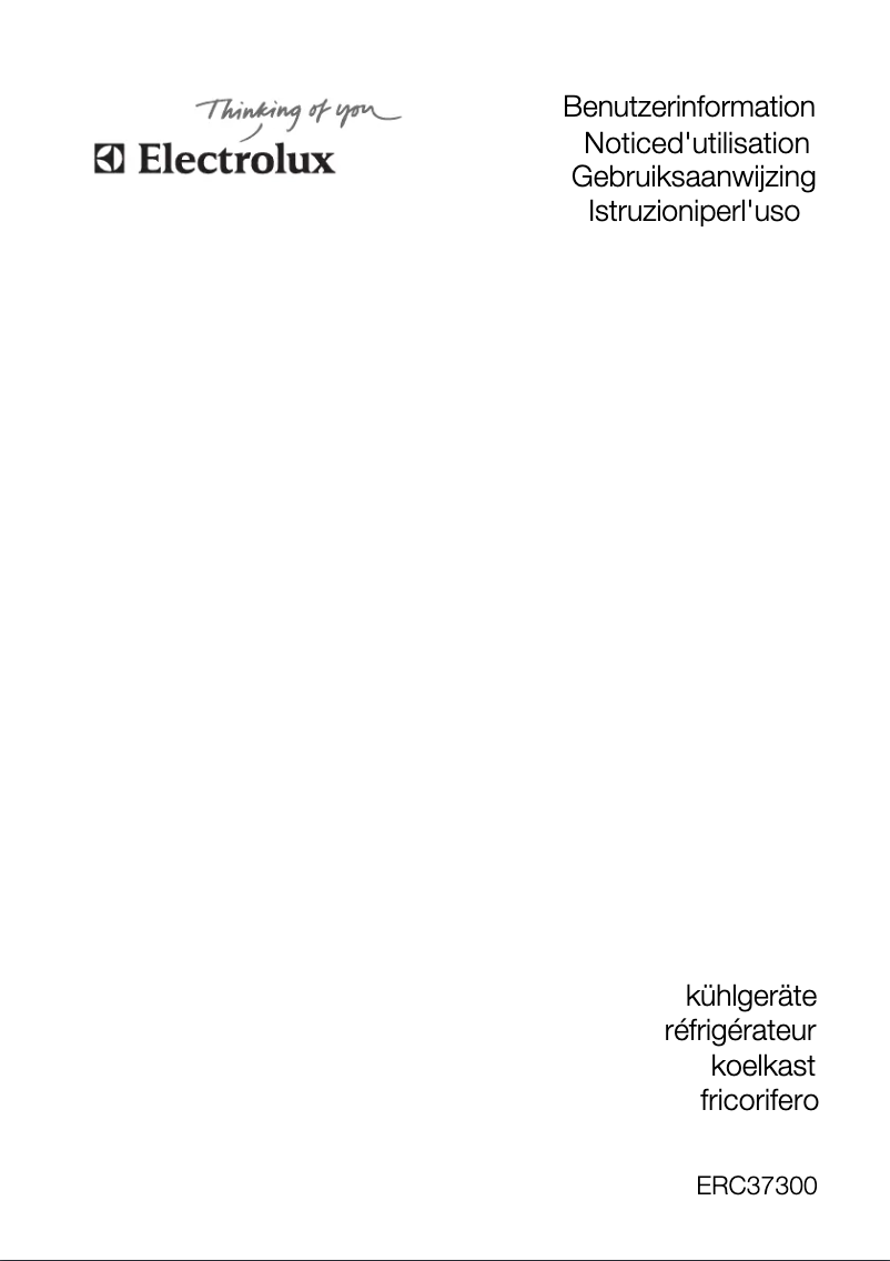 First page image of the manual for ERC37300W8