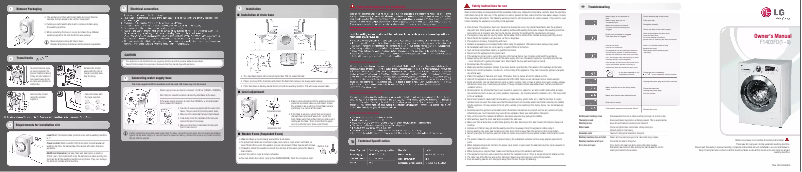 Page 1 of the manual User Manual LG F1403FD5
