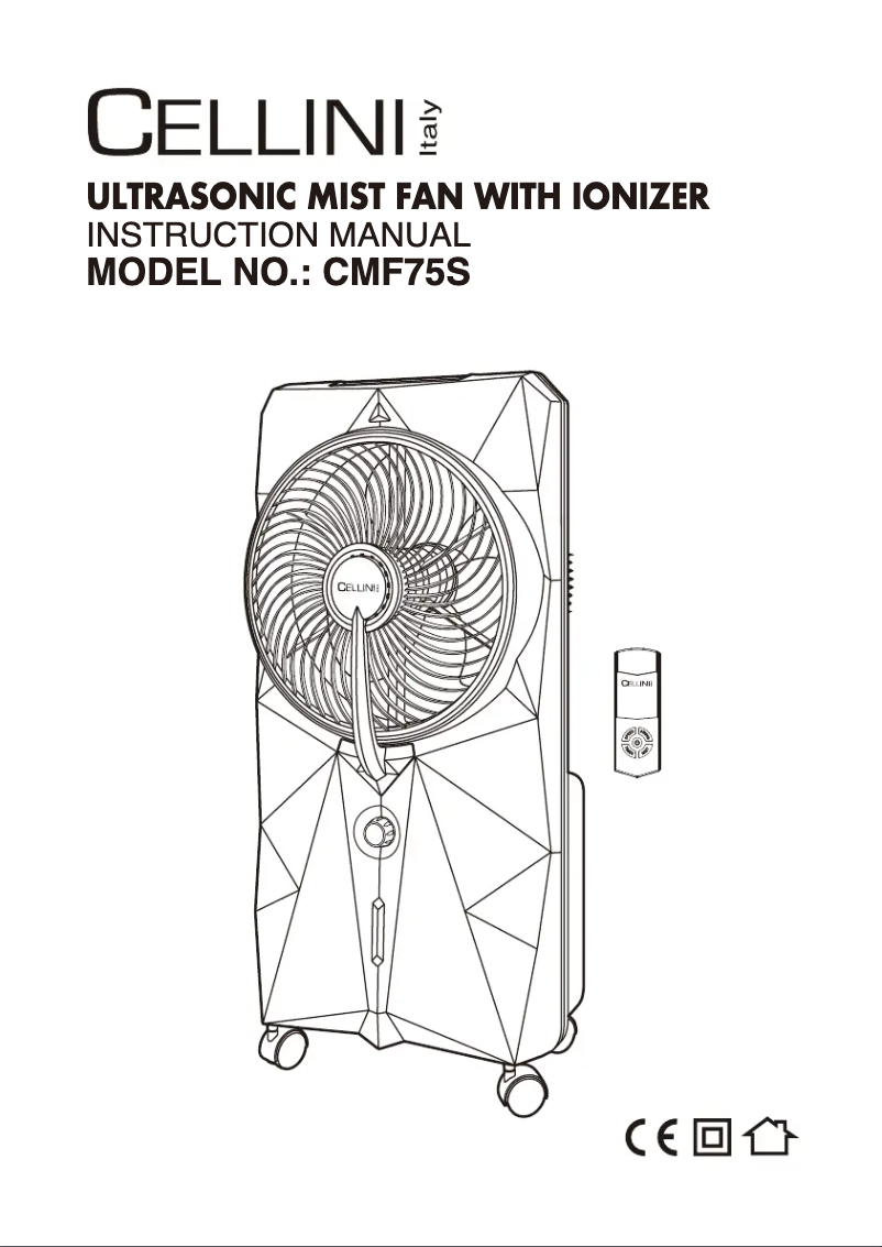 First page image of the manual for CMF75S