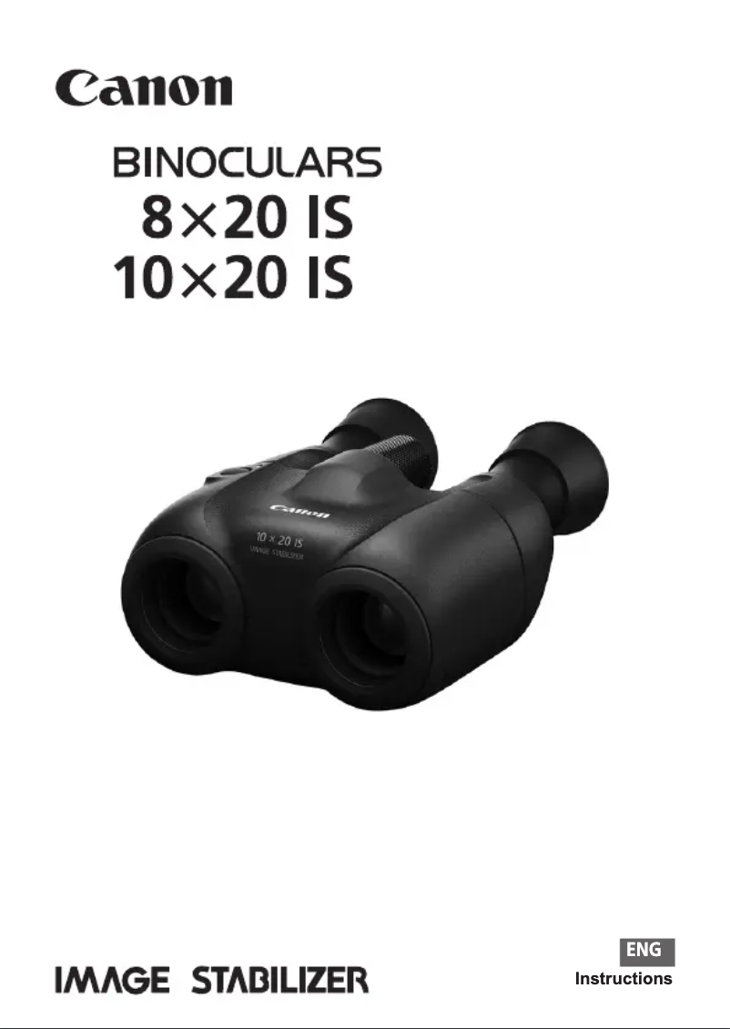 Image de la première page du manuel de l'appareil 10x20 IS