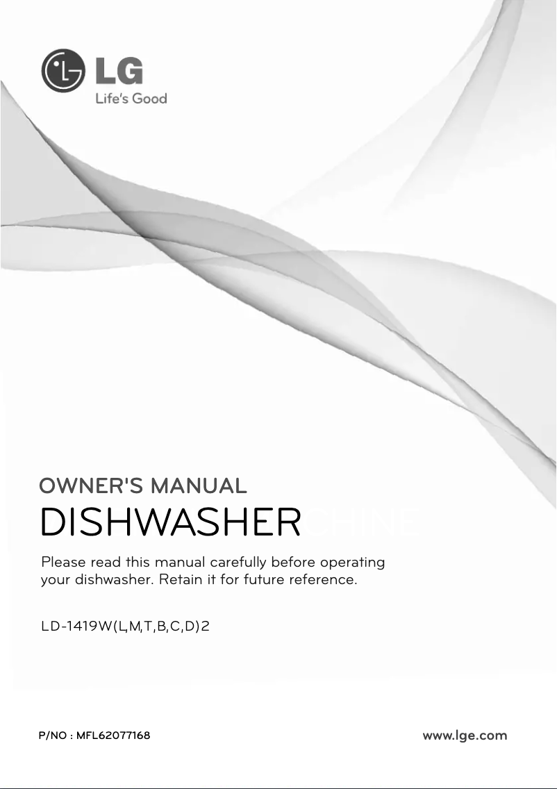 Page 1 of the manual User Manual LG LD-1419M2
