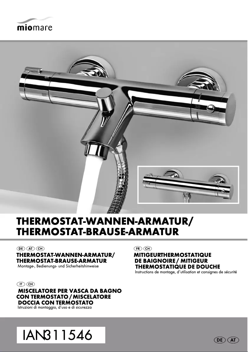 First page image of the manual for IAN 311546