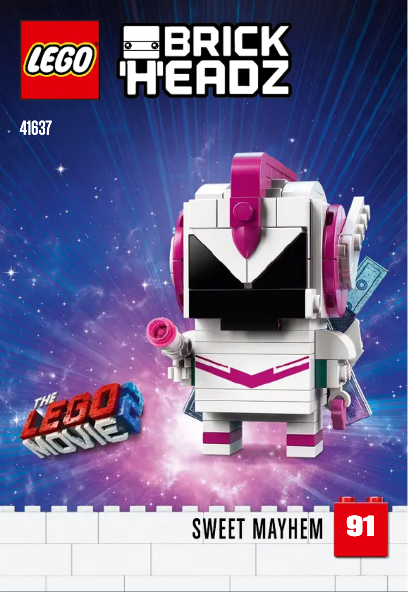 First page image of the manual for Brickheadz 41637
