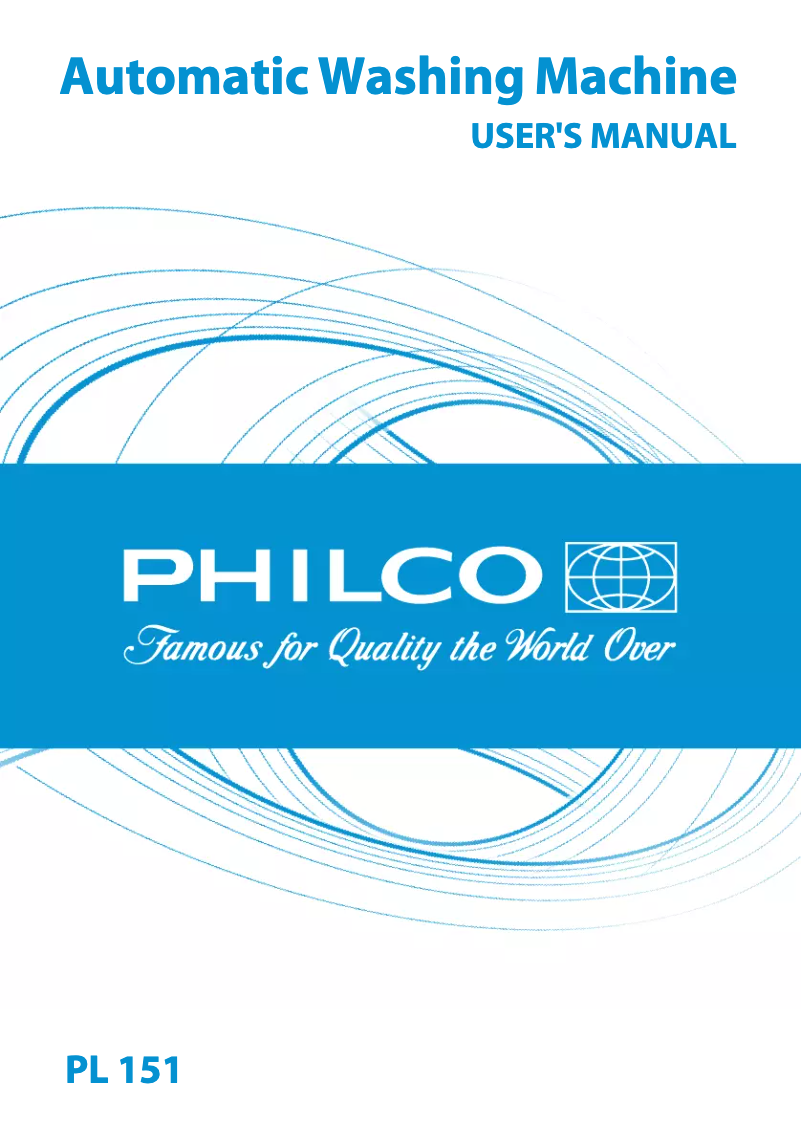 First page image of the manual for PL 151