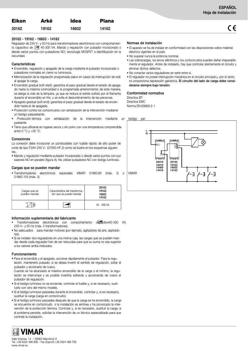First page image of the manual for 16602.B