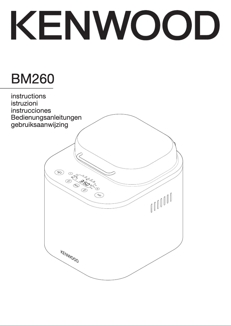 Page 1 of the manual User Manual Kenwood BM260