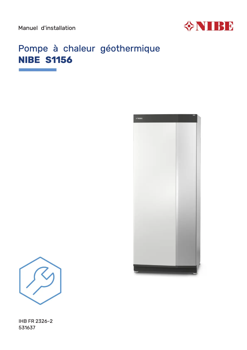 First page image of the manual for S1156-13