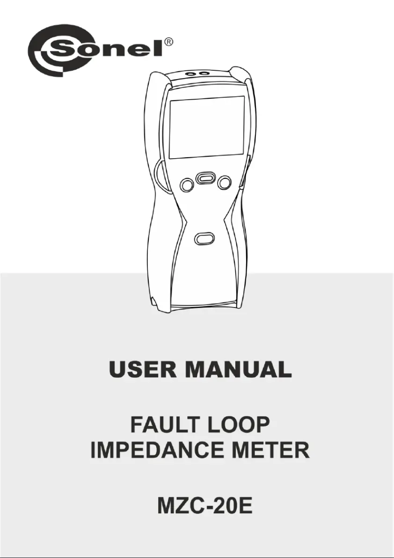 First page image of the manual for MZC-20E