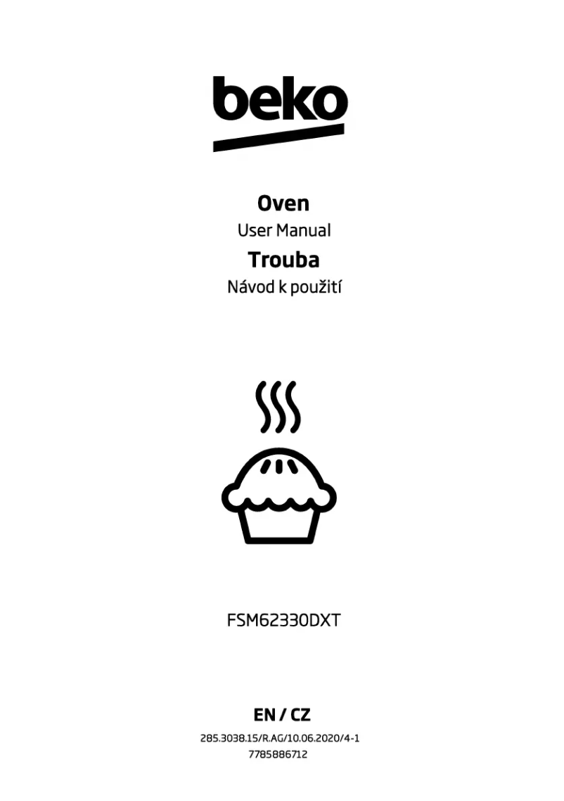 Page 1 of the manual User Manual Beko FSM62330DXT