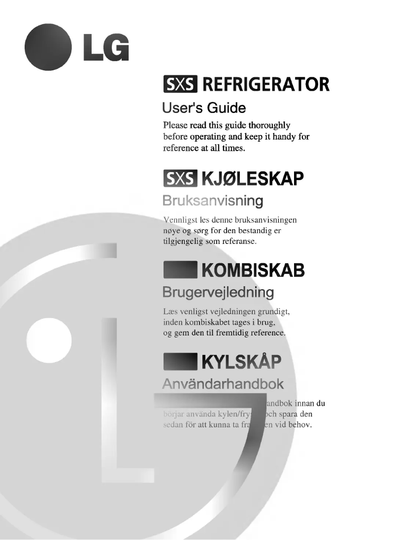 First page image of the manual for GR-L207DVR