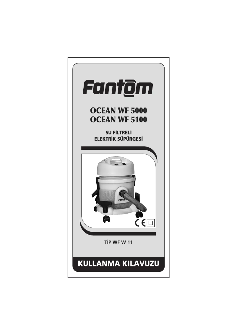 Page 1 of the manual User Manual Fantom Ocean WF 5100