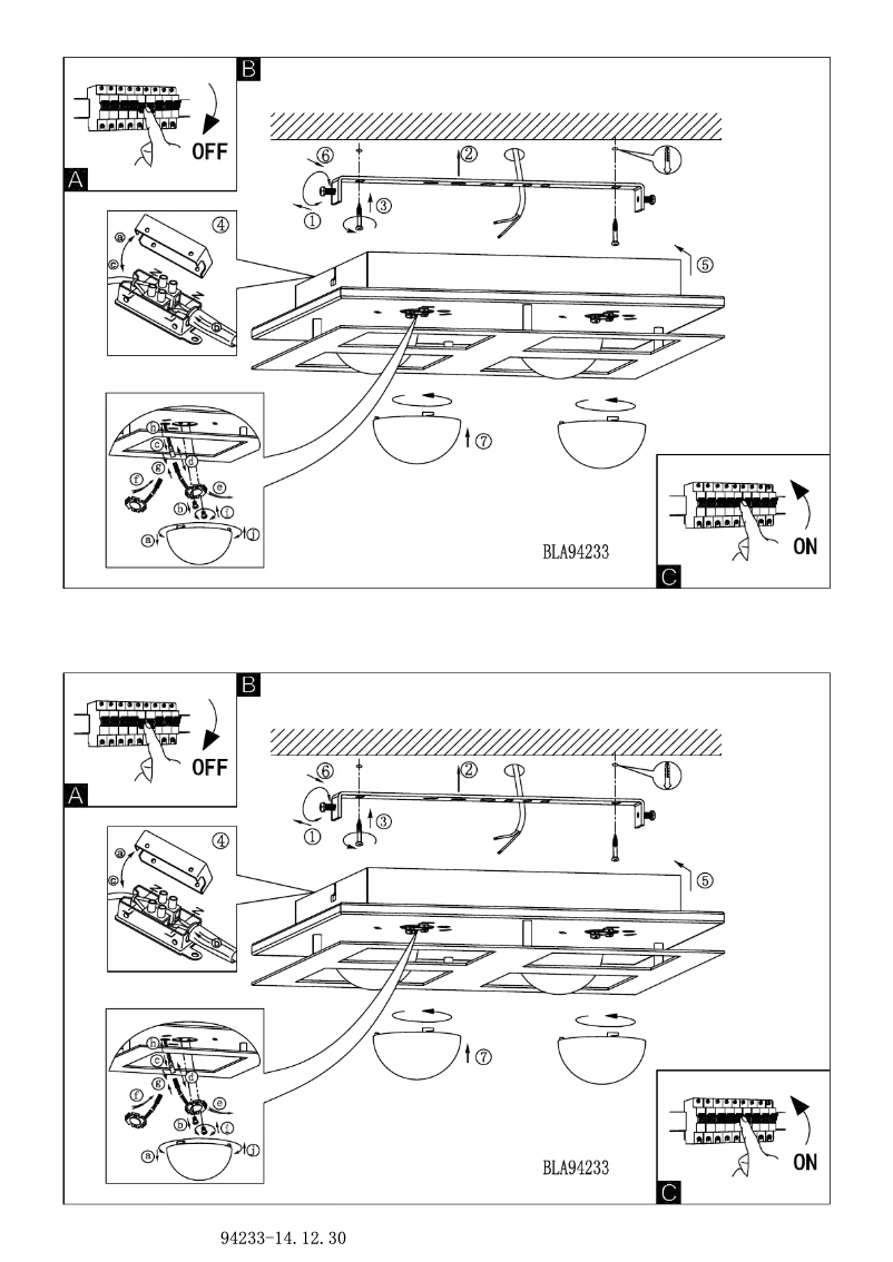 First page image of the manual for Bellamonte