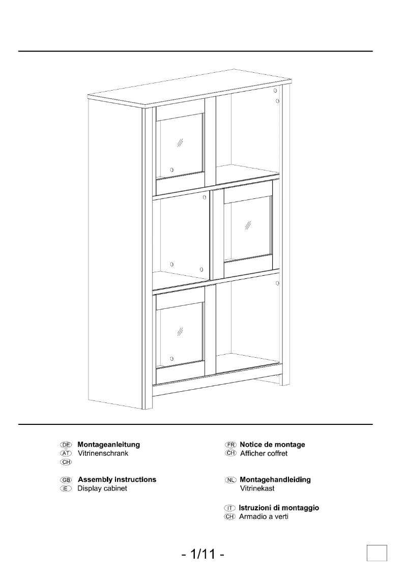 First page image of the manual for IAN 69485
