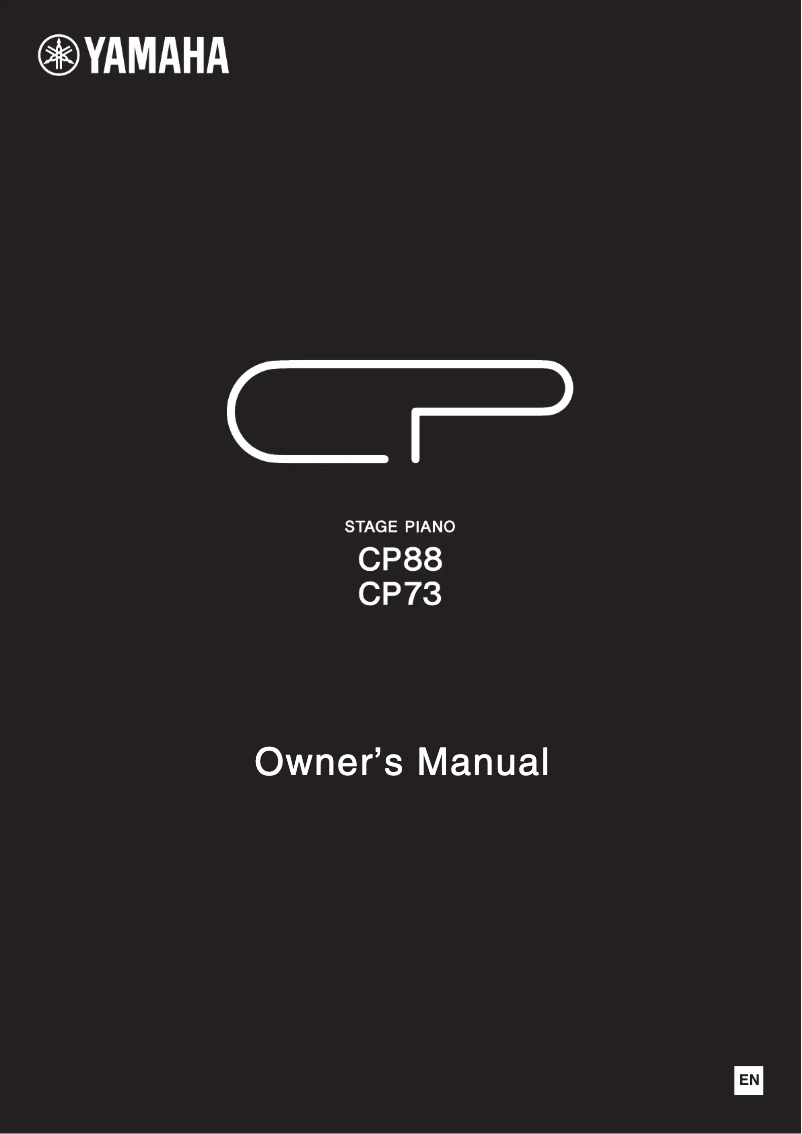 First page image of the manual for CP88