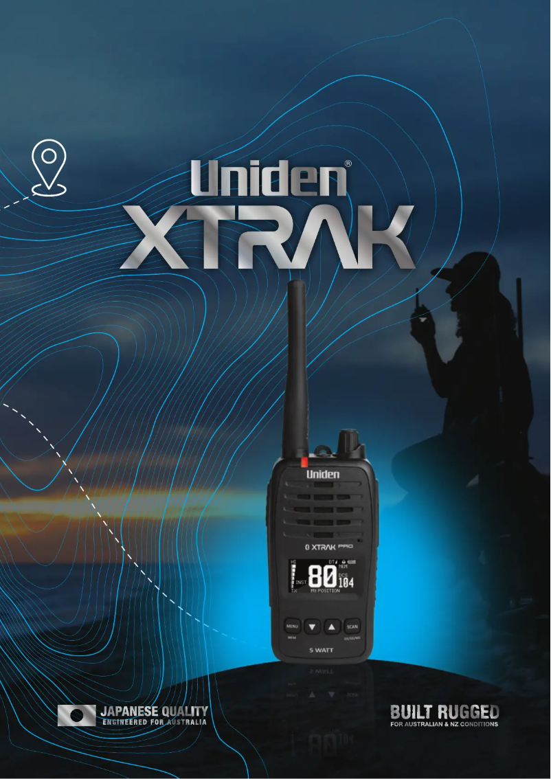 Page 1 of the manual User Manual Uniden XTRAK ACCX50