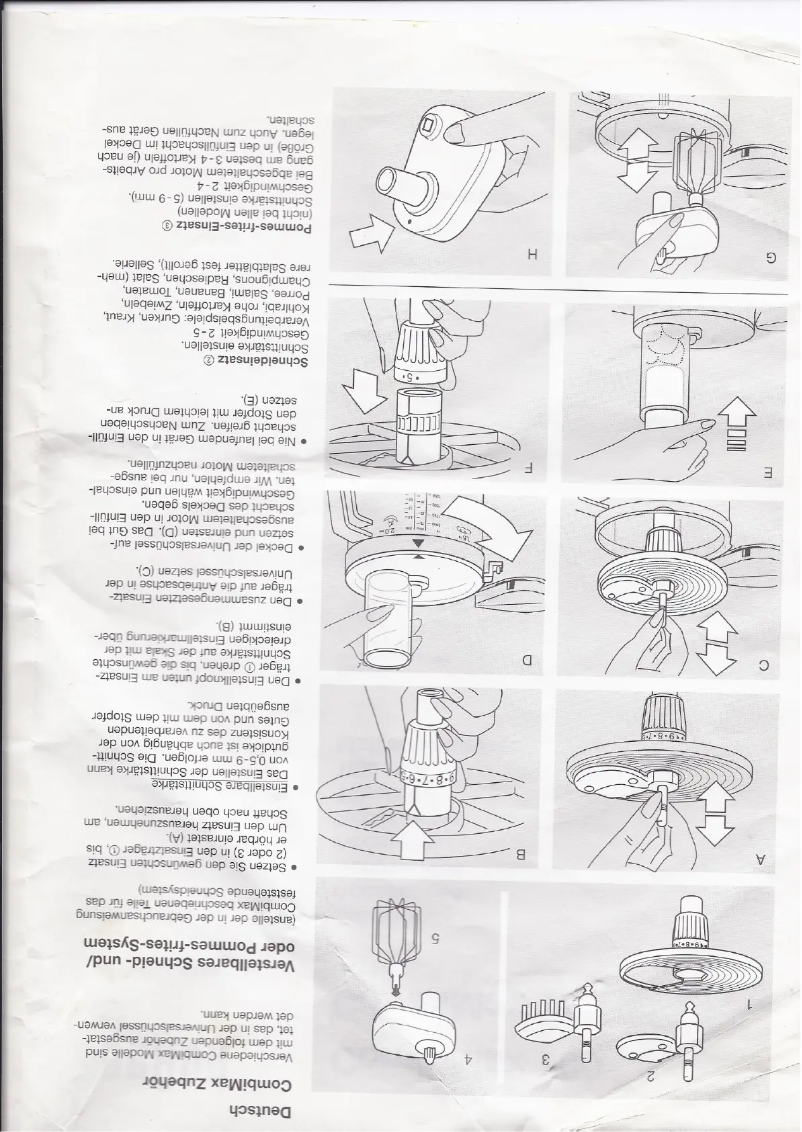 Page 1 of the manual User Manual Braun Combimax 700 3200