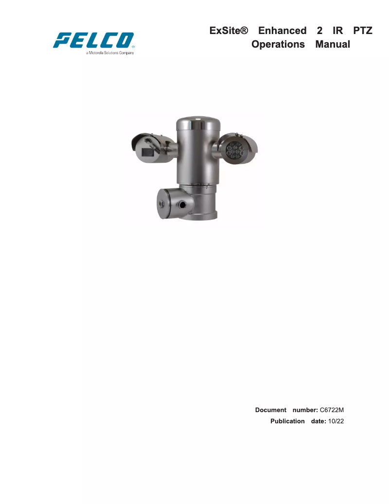 First page image of the manual for ExSite Enhanced 2