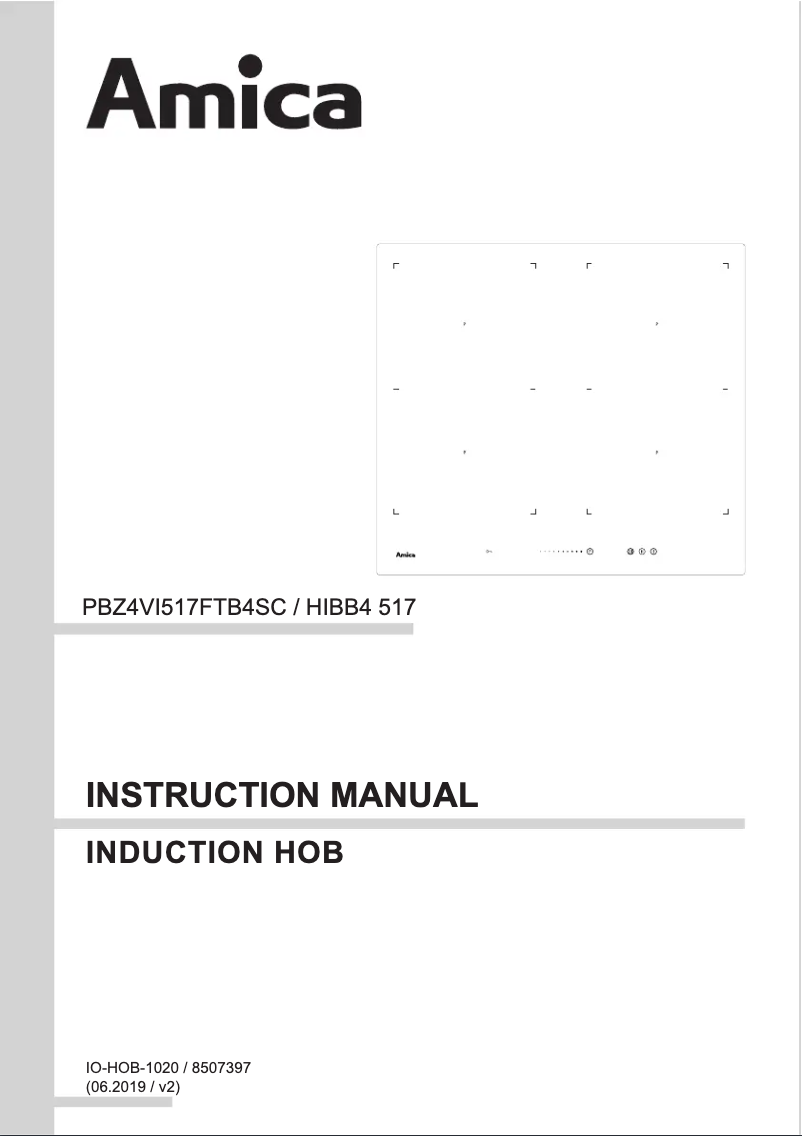 First page image of the manual for AMM20BESH