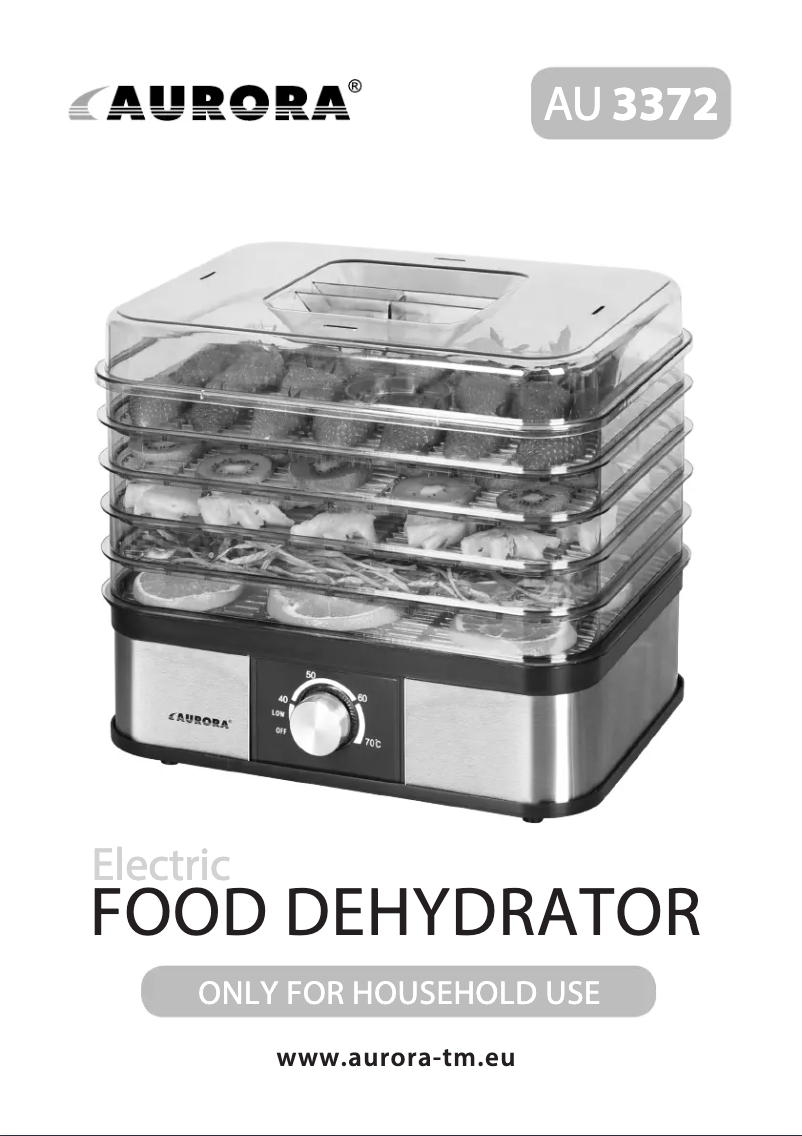 Page 1 of the manual User Manual Aurora AU3372