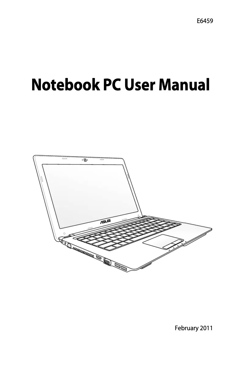 First page image of the manual for K53E