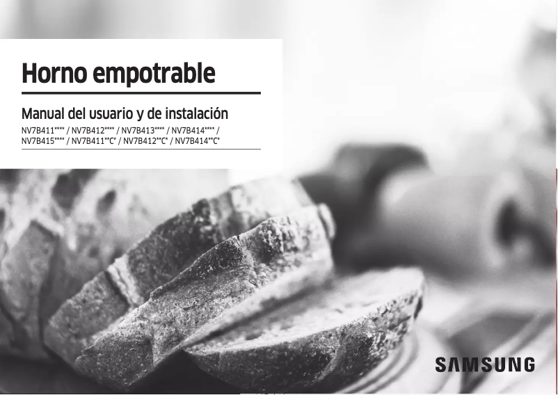 First page image of the manual for NV7B41307AB