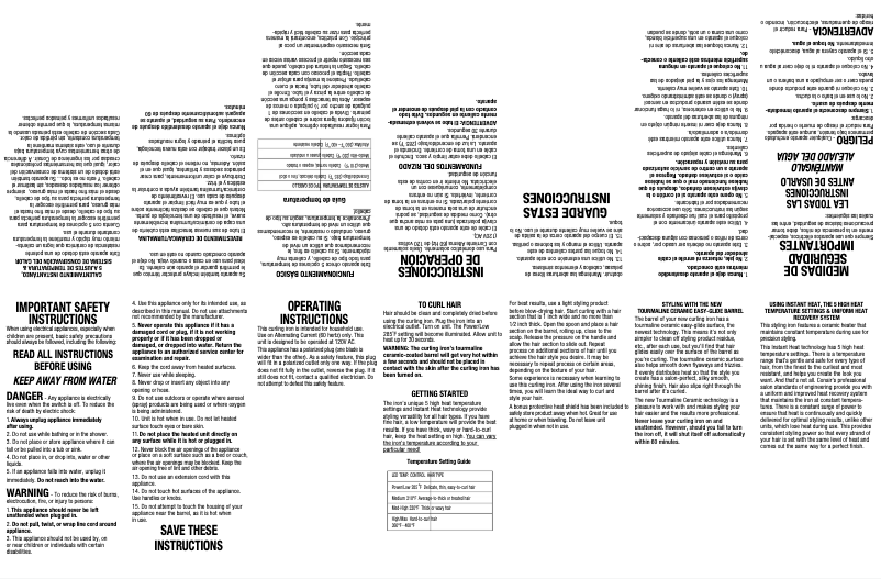 First page image of the manual for Infiniti Pro CD107TP