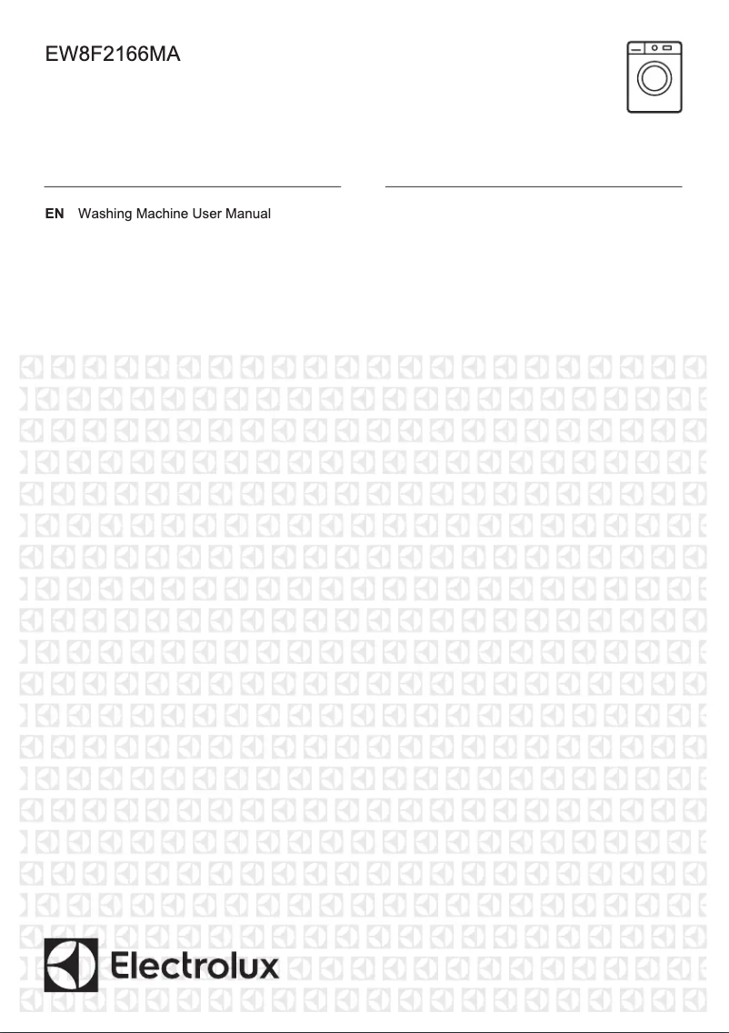 First page image of the manual for EW8F2166MA