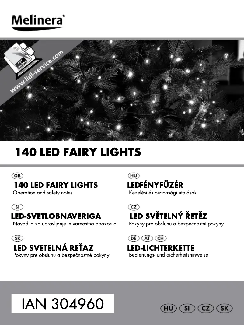 First page image of the manual for IAN 304954