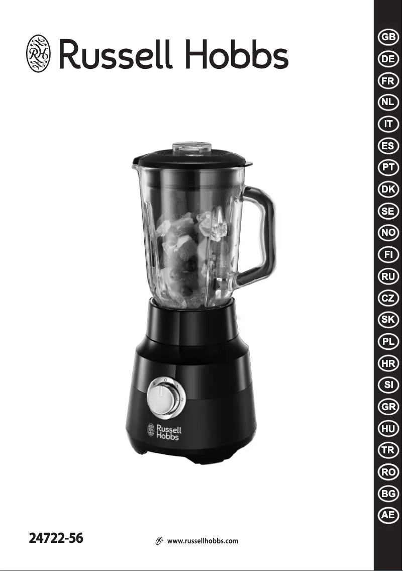 Page 1 of the manual User Manual Russell Hobbs Desire 24722