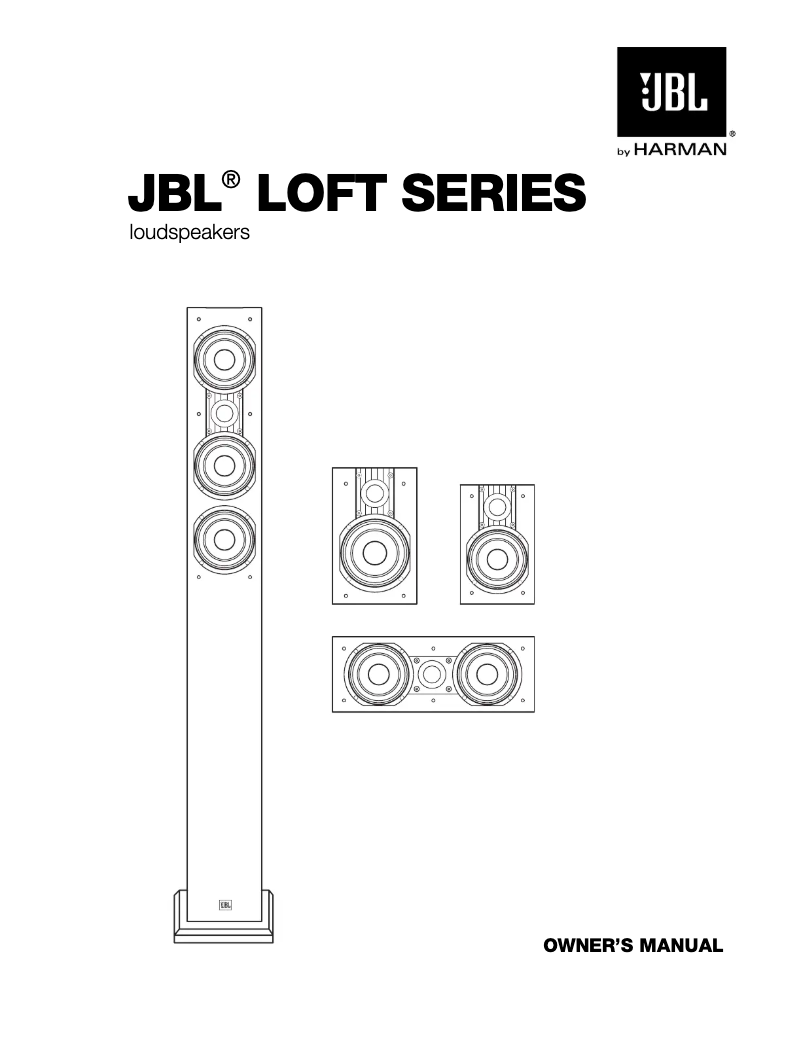 Page 1 of the manual User Manual JBL Loft 20